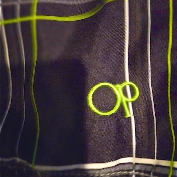 Men’s OP swimming trunks, size L, used condition. - Picture 2 of 2